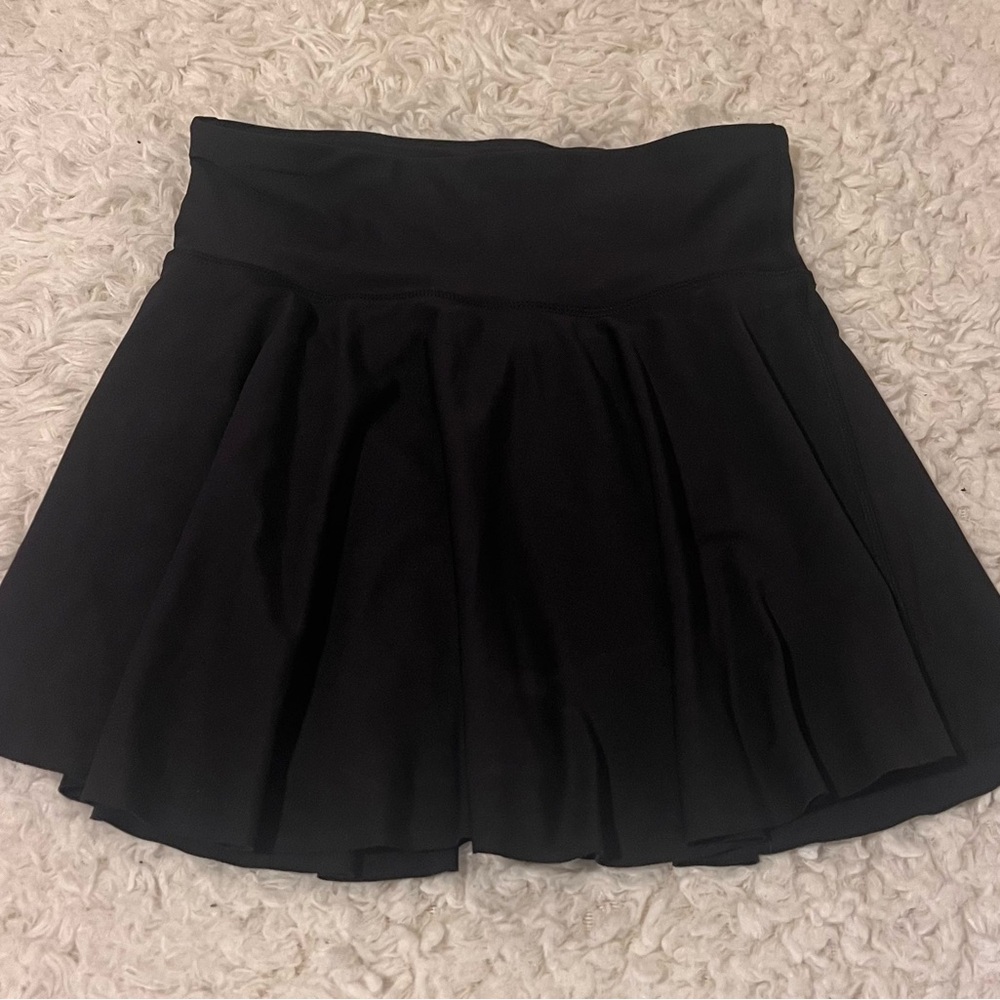 Black Women's Pleated Skirt - Versatile Everyday Skirt